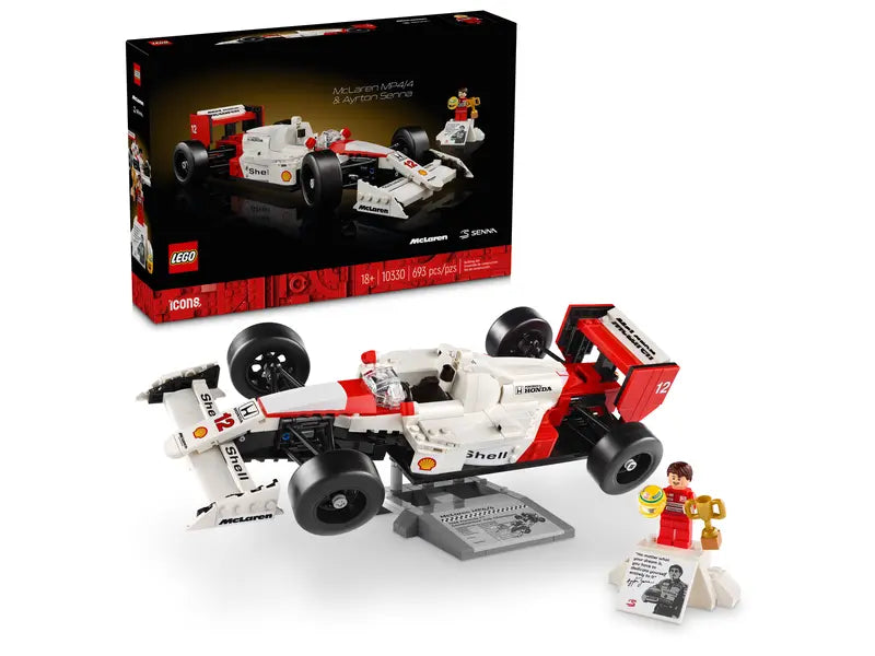 Lego® Icons - McLaren MP4>4 & Ayrton Senna 10330