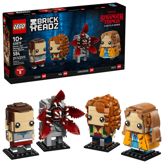 Lego® Brickheadz - Stranger Things - Figuras de Onze, Max, Demogorgon e Holly 40879