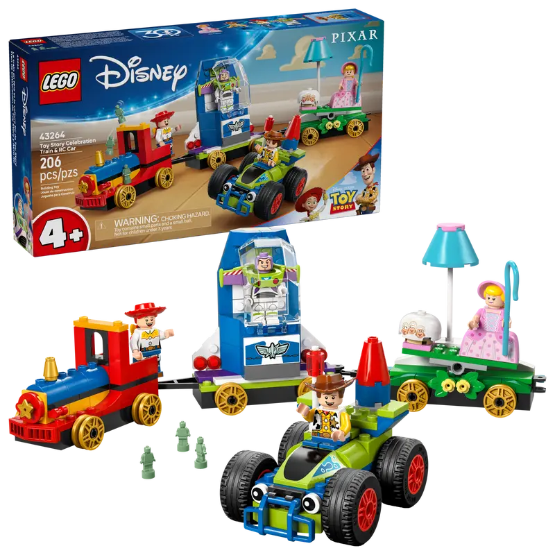 Lego® Disney - Comboio e Carro RC de Celebração de Toy Story 43264