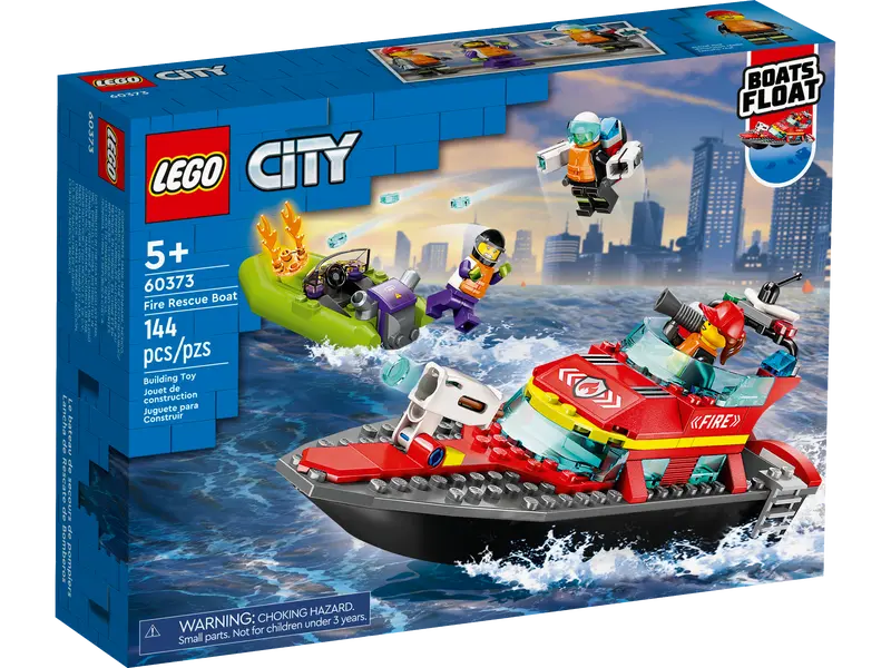 Lego® City - Barco de Resgate dos Bombeiros 60373
