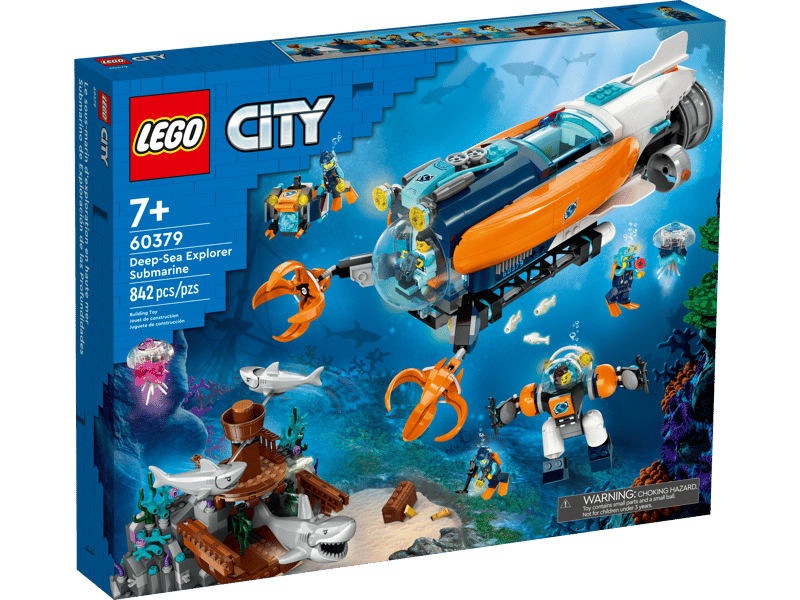 Lego® City - Submarino Explorador do Fundo do Oceano 60379