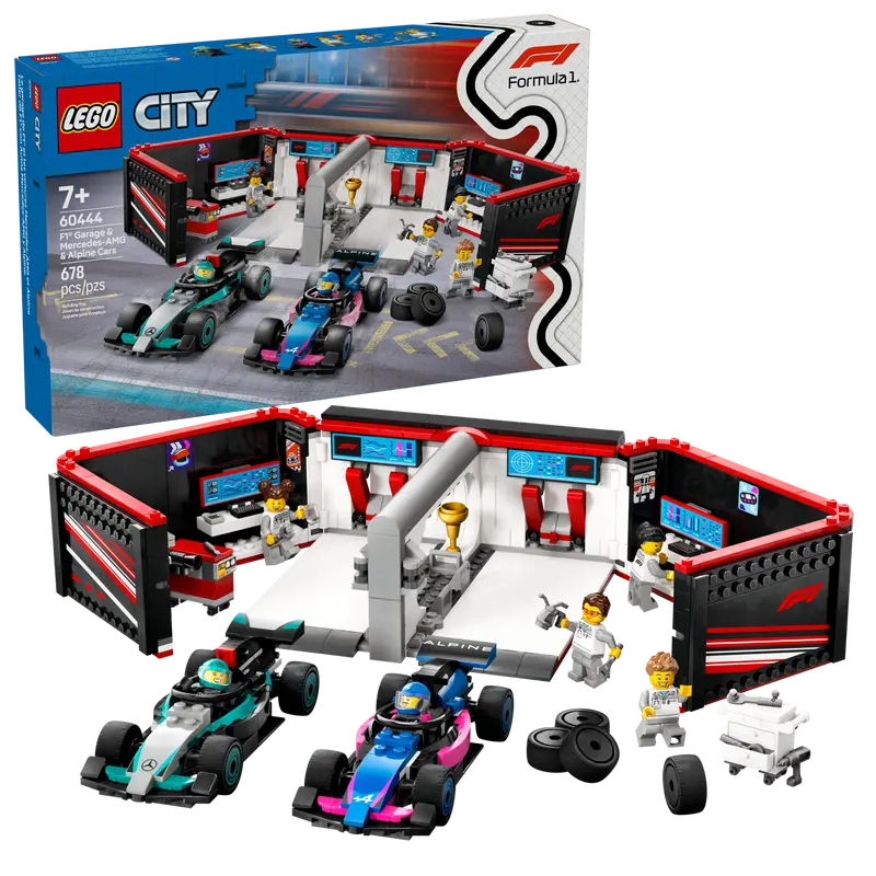 Lego® City - Garaje de F1 y coches Mercedes-AMG y Alpine 60444
