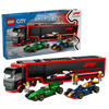 Lego® City - Camião de F1 com Carros de F1® RB20 e AMR24 60445