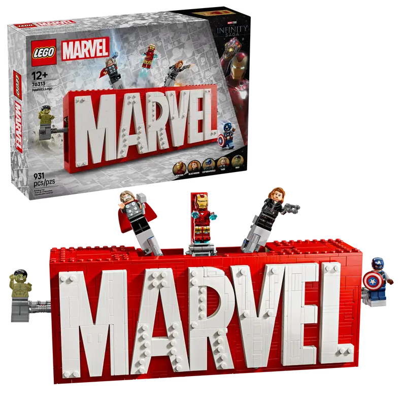 Lego® Marvel - Logótipo MARVEL e Minifiguras 76313