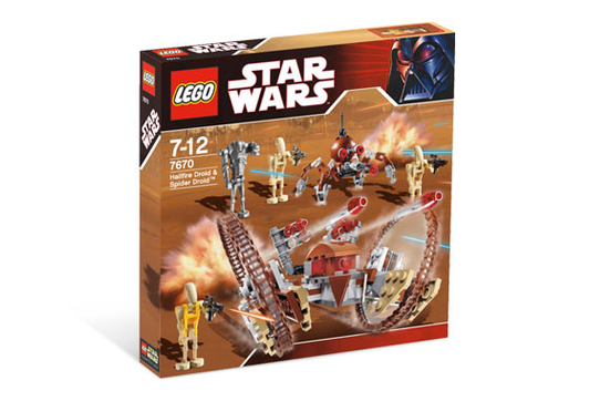 Lego® Star Wars - Hailfire Droid & Spider Droid 7670