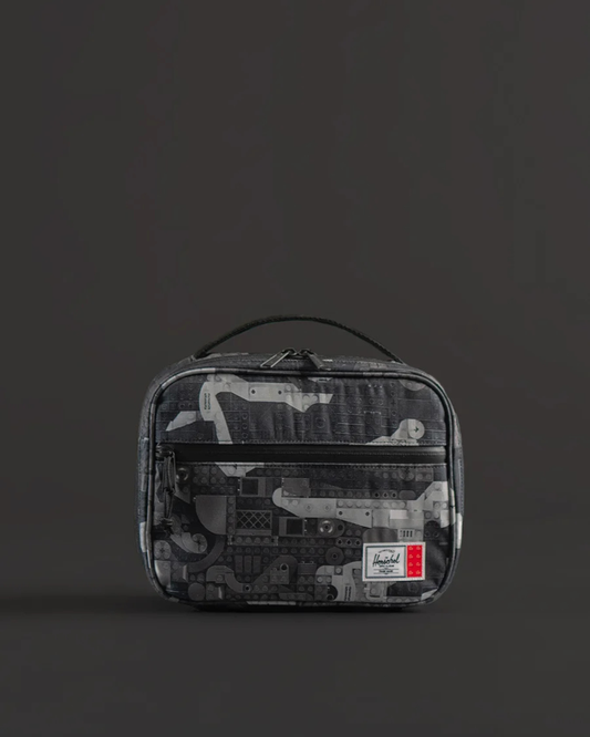 Lego® Herschel™ - Lancheira Pop Quiz Little Herschel – Peças Abstratas Preto 5010431