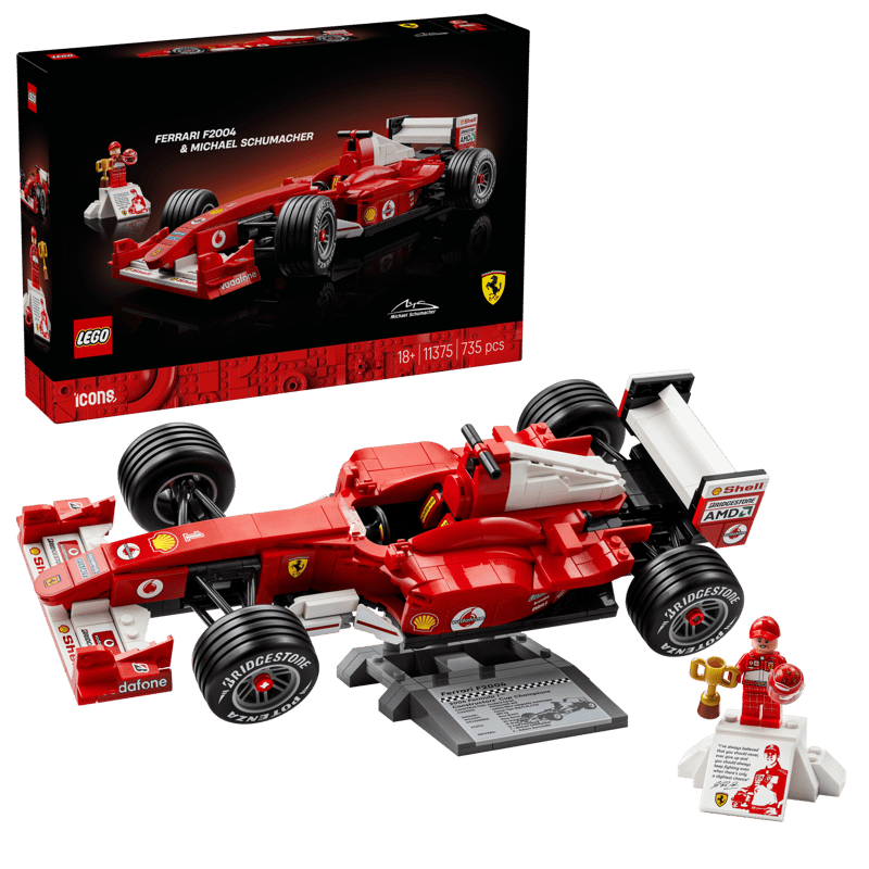 Lego® Icons - Ferrari F2004 e Michael Schumacher 11375