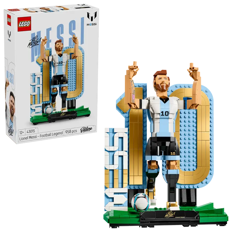 Lego® Editions - Icons - Lionel Messi – Lenda do Futebol 43015