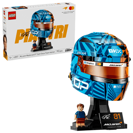 Lego® Editions - Capacete McLaren Mastercard F1® Team de Oscar Piastri