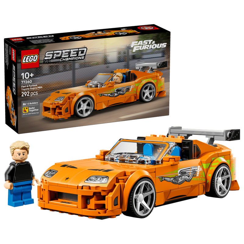 Lego® Speed Champions - Velocidade Furiosa – Toyota Supra MK4 77260