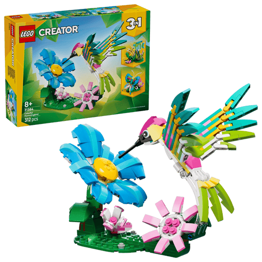 Lego® Creator - Animais Selvagens: Beija-flor Colorido 31384