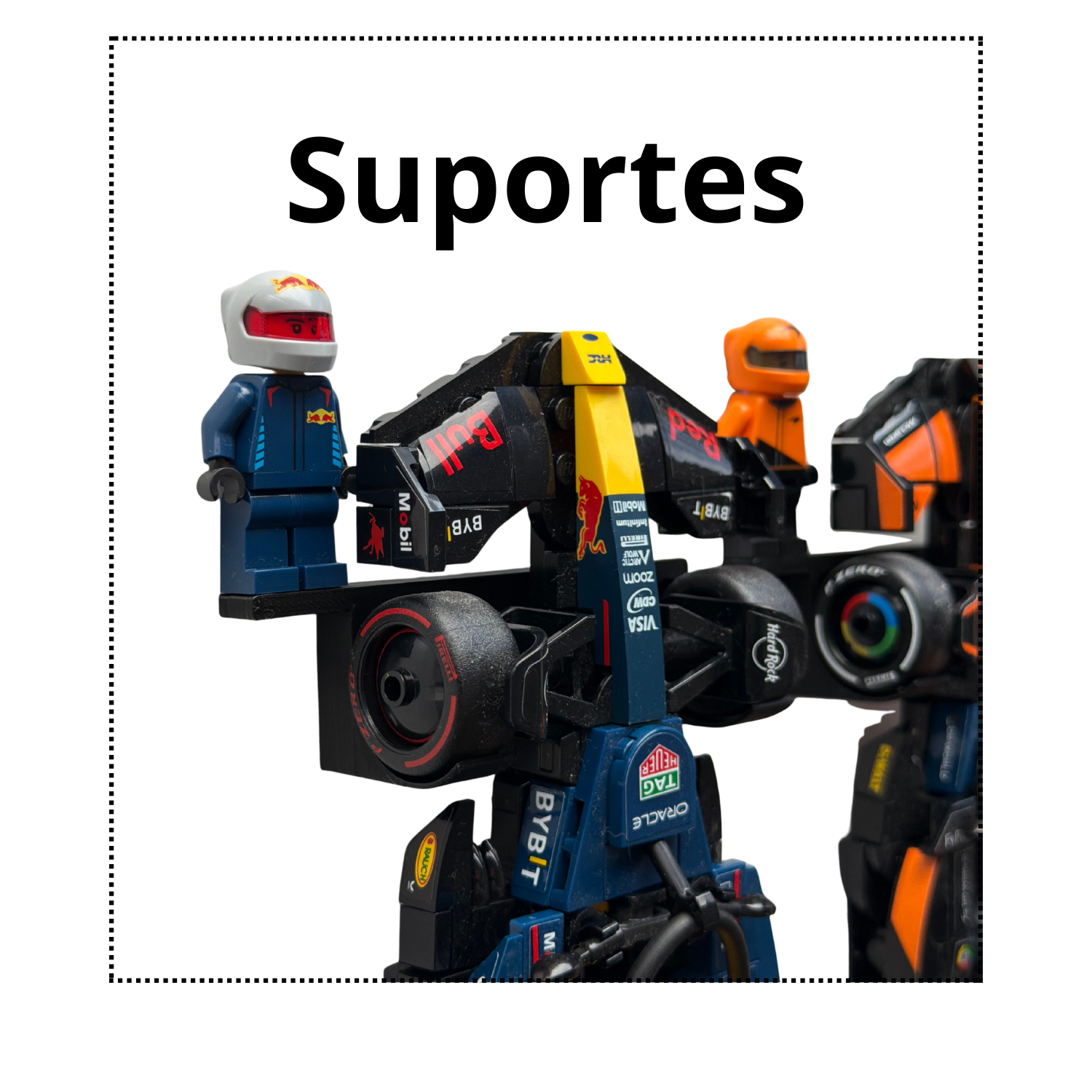 Suportes de Exposição para sets / minifiguras Lego®