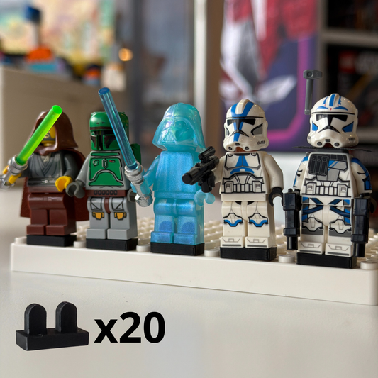 Pack 20 unid. Heel Savers - Suportes para Minifiguras LEGO®