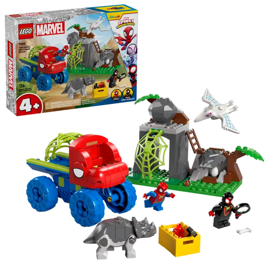 Lego® Marvel - Equipa Spidey – Resgate com Veículo Dinossauro Todo-o-Terreno 11199