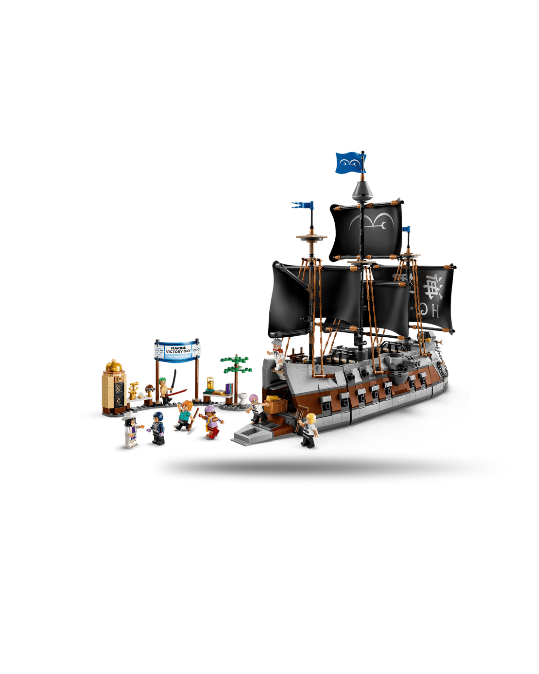 Lego® One Piece - Navio de Guerra dos Fuzileiros de Garp 75646
