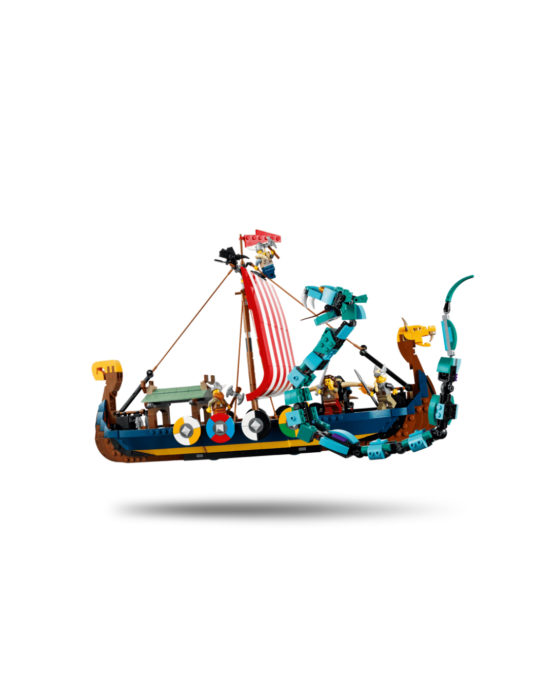 Lego® Creator 3 em 1 - Barco Viking e a Serpente de Midgard 31132