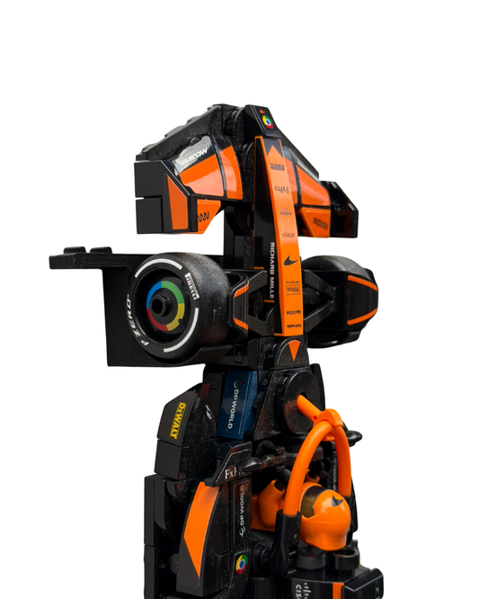 Pack x10 Unid. Suportes de parede para LEGO® Speed Champions com espaço para piloto