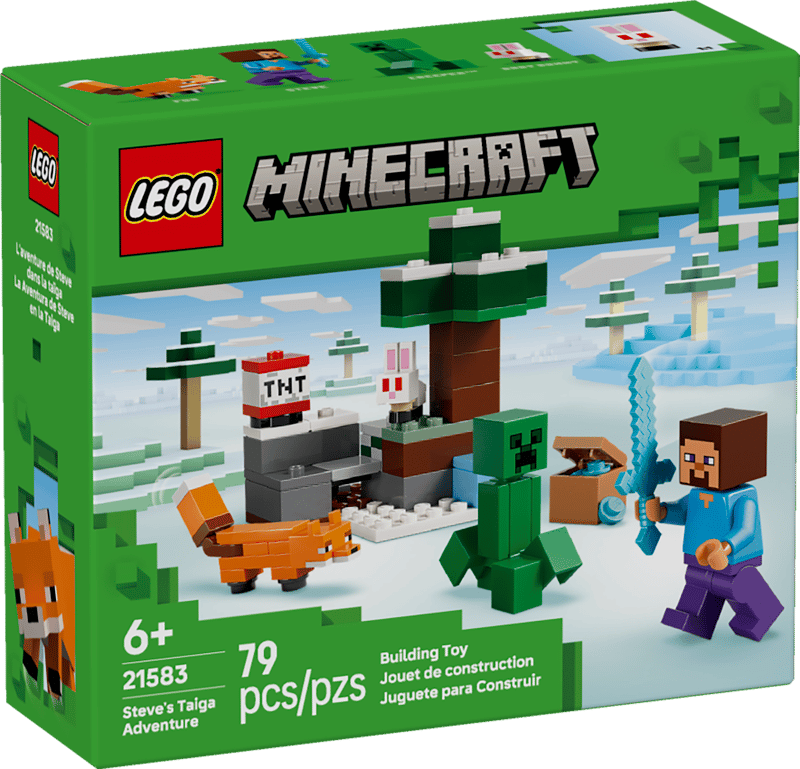 Lego® Minecraft - Aventura em Taiga do Steve 21583