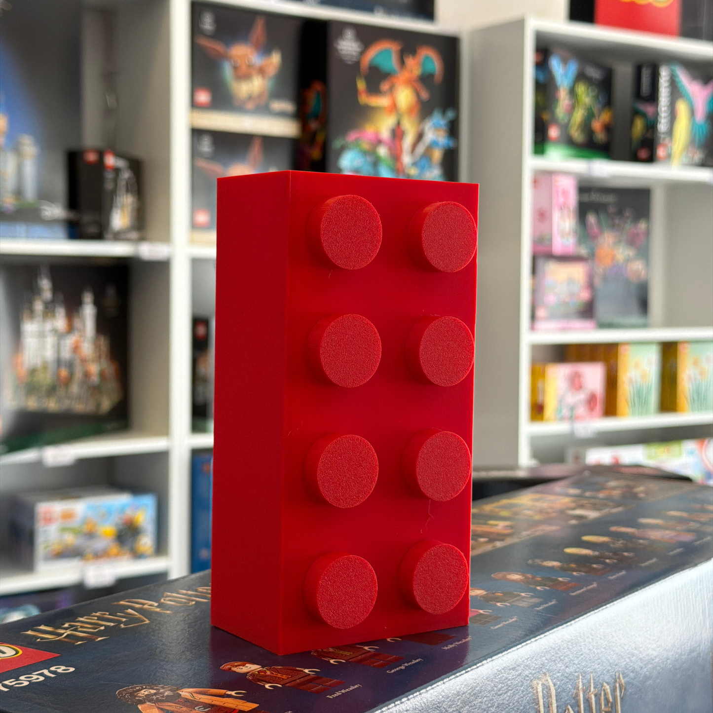 Vaso para Flores Lego Botanicals - Vermelho  - Formato Peça