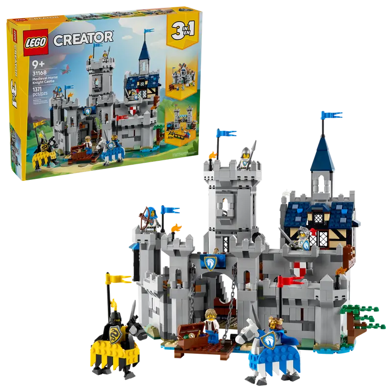 Lego® Creator - Castelo Medieval com Cavaleiro e Cavalo 31168