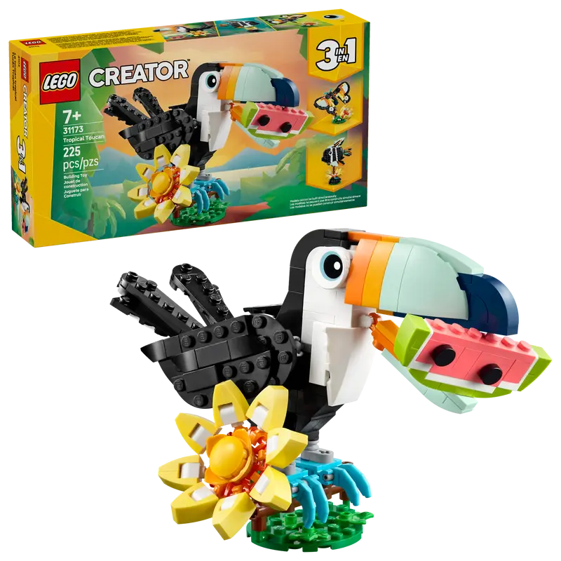 Lego® Creator - Animais Selvagens: Tucano Tropical 31173