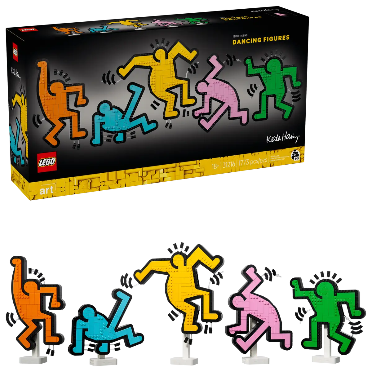 Lego® Art - Keith Haring – Figuras a Dançar 31216