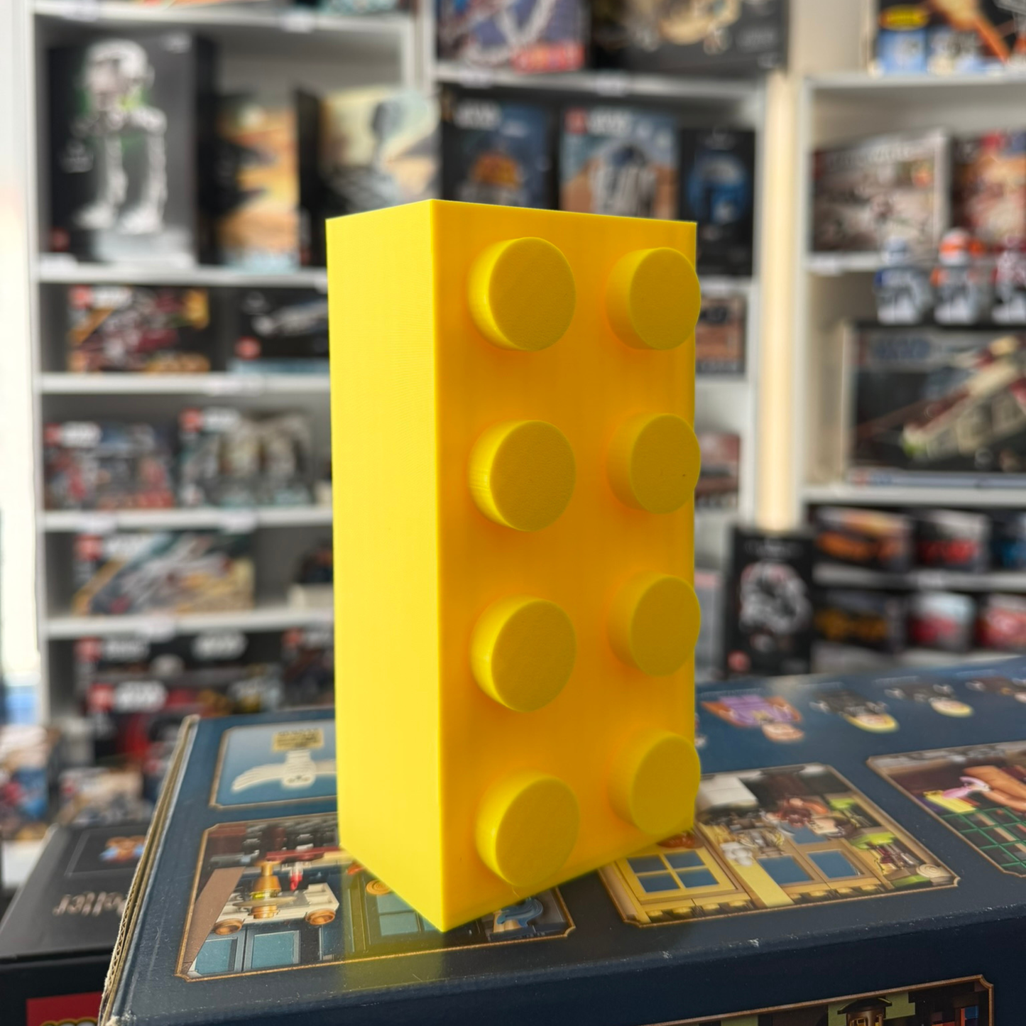 Vaso para Flores Lego Botanicals - Amarelo - Formato Peça