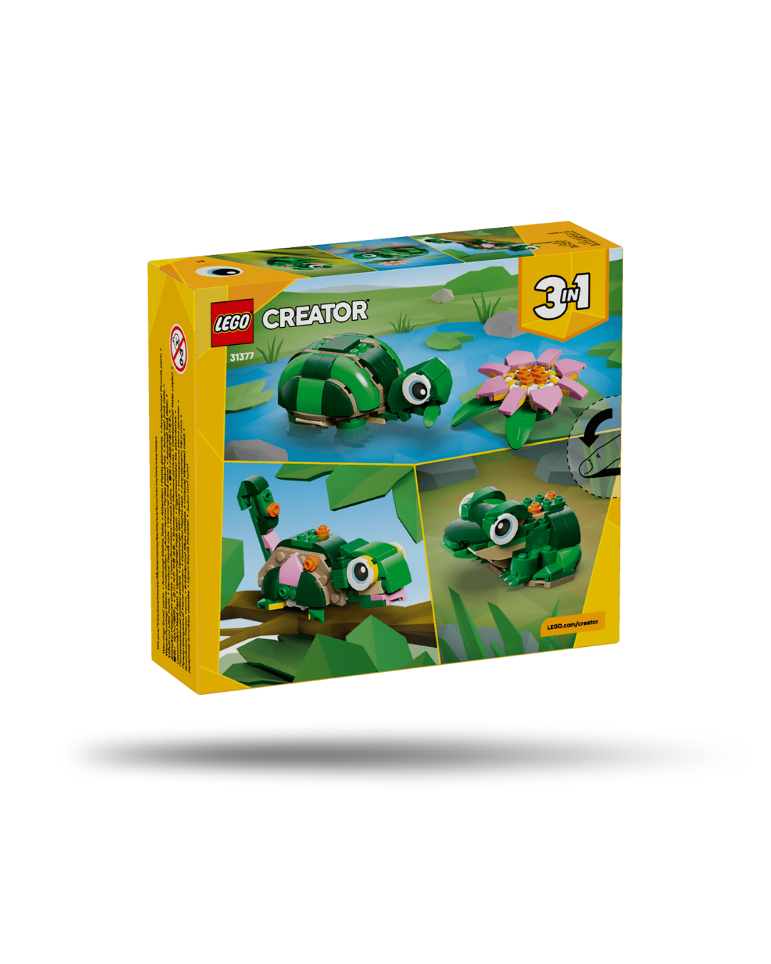 Lego® Creator 3 em 1 - Tartaruga com Nenúfar 31377