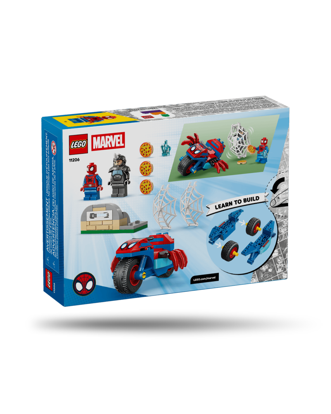 Lego® Marvel - Spidey na Mota vs. Rhino 11206