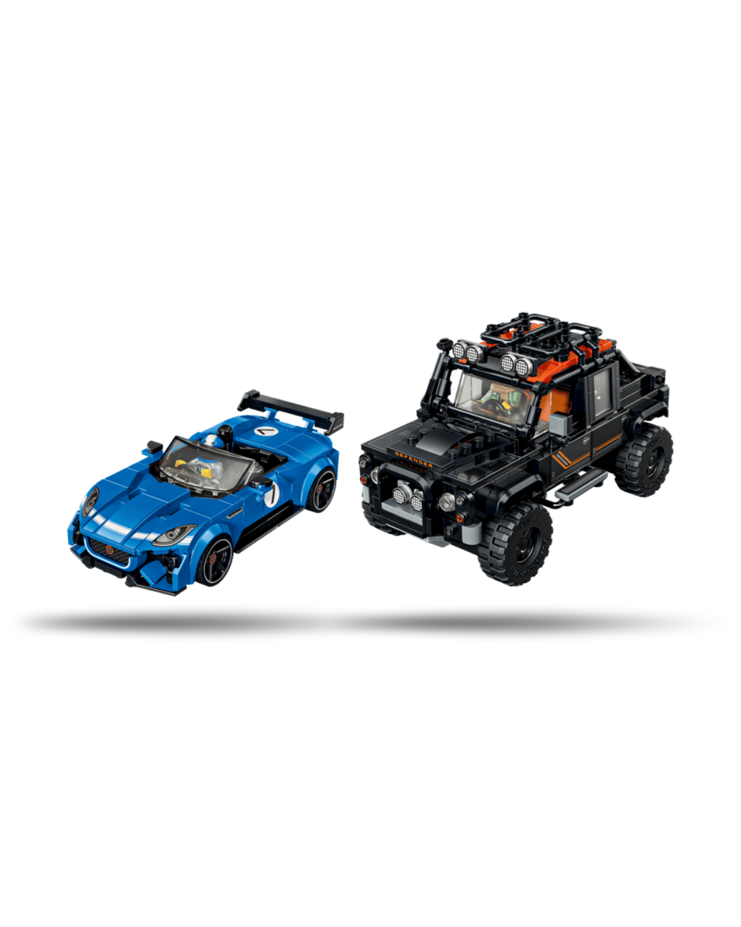 Lego® Speed Champions - Jaguar F-TYPE Project 7 e Land Rover Defender Classic 77264