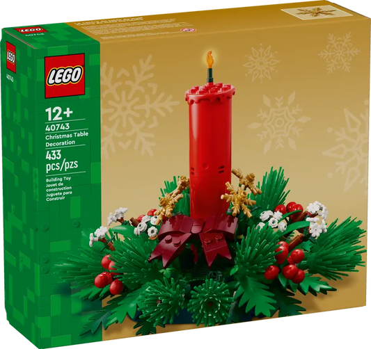 Lego® Icons - Decoração de Mesa de Natal 40743
