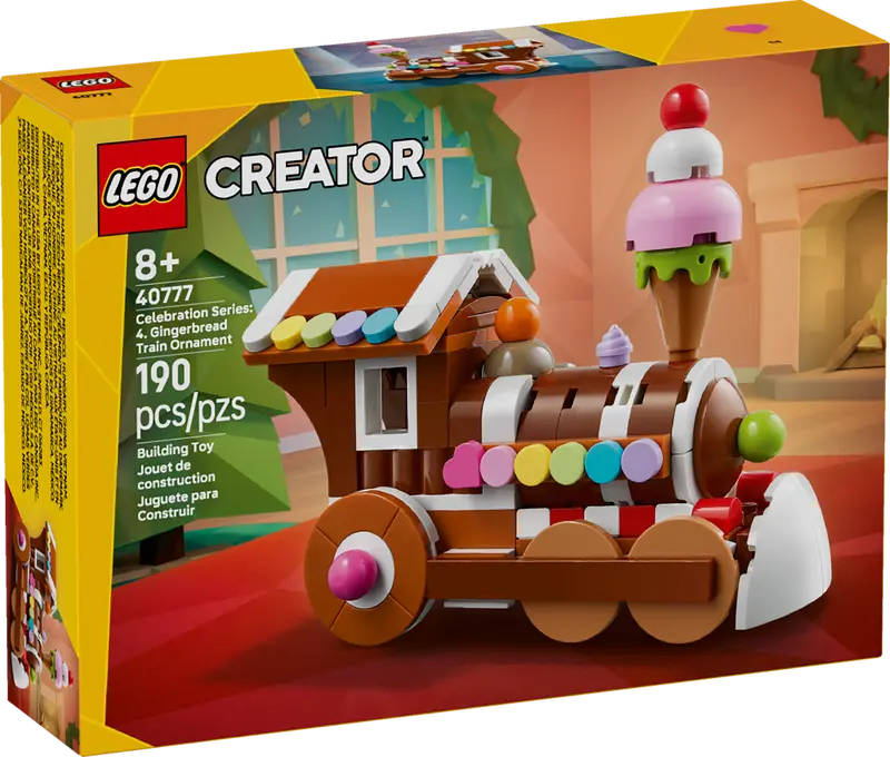 Lego® Creator - Série Celebrações: Enfeite de Comboio de Gengibre 40777