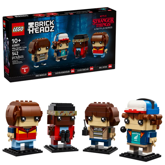 Lego® Brickheadz - Stranger Things - Figuras de Mike, Dustin, Lucas e Will 40801