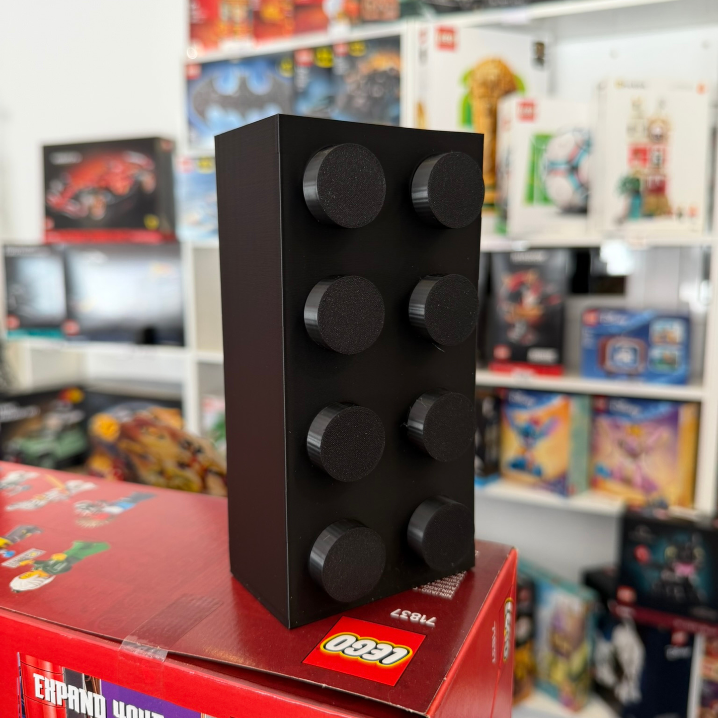 Vaso para Flores Lego Botanicals - Preto - Formato Peça