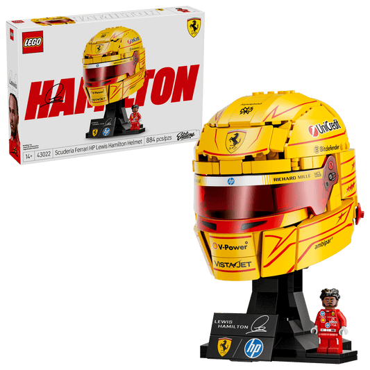 Lego® Editions - Icons -  Capacete Scuderia Ferrari HP de Lewis Hamilton 43022