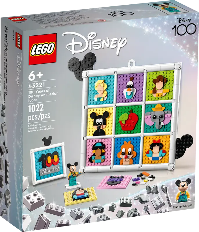 Lego® Disney - 100 Anos de Ícones de Animação da Disney 43221