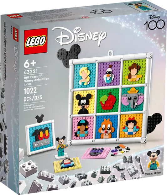 Lego® Disney - 100 Anos de Ícones de Animação da Disney 43221