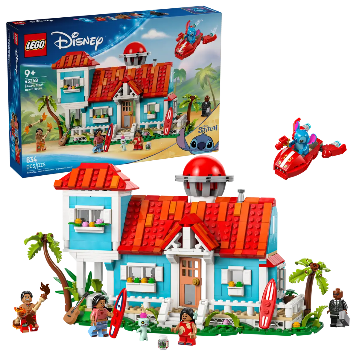 Lego® Disney - Casa da Praia de Lilo e Stitch 43268