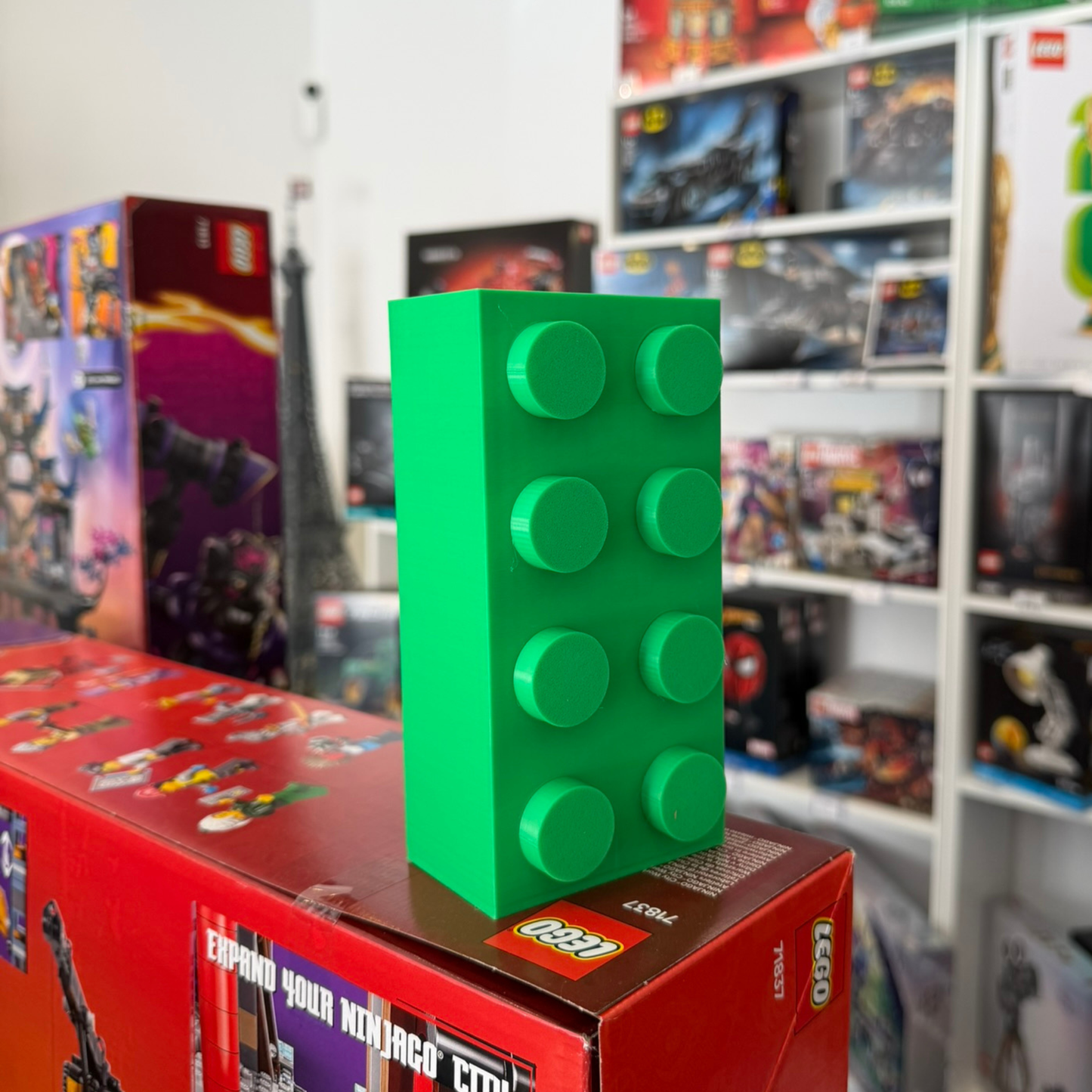 Vaso para Flores Lego Botanicals - Verde - Formato Peça