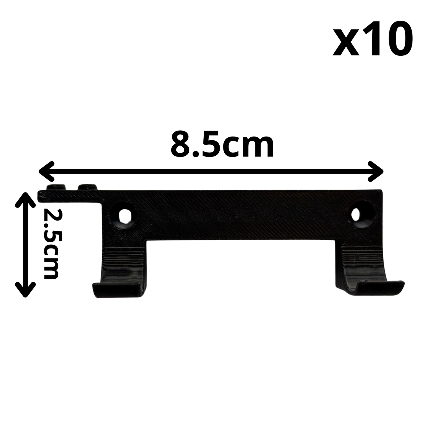 Pack x10 Unid. Suportes de parede para LEGO® Speed Champions com espaço para piloto