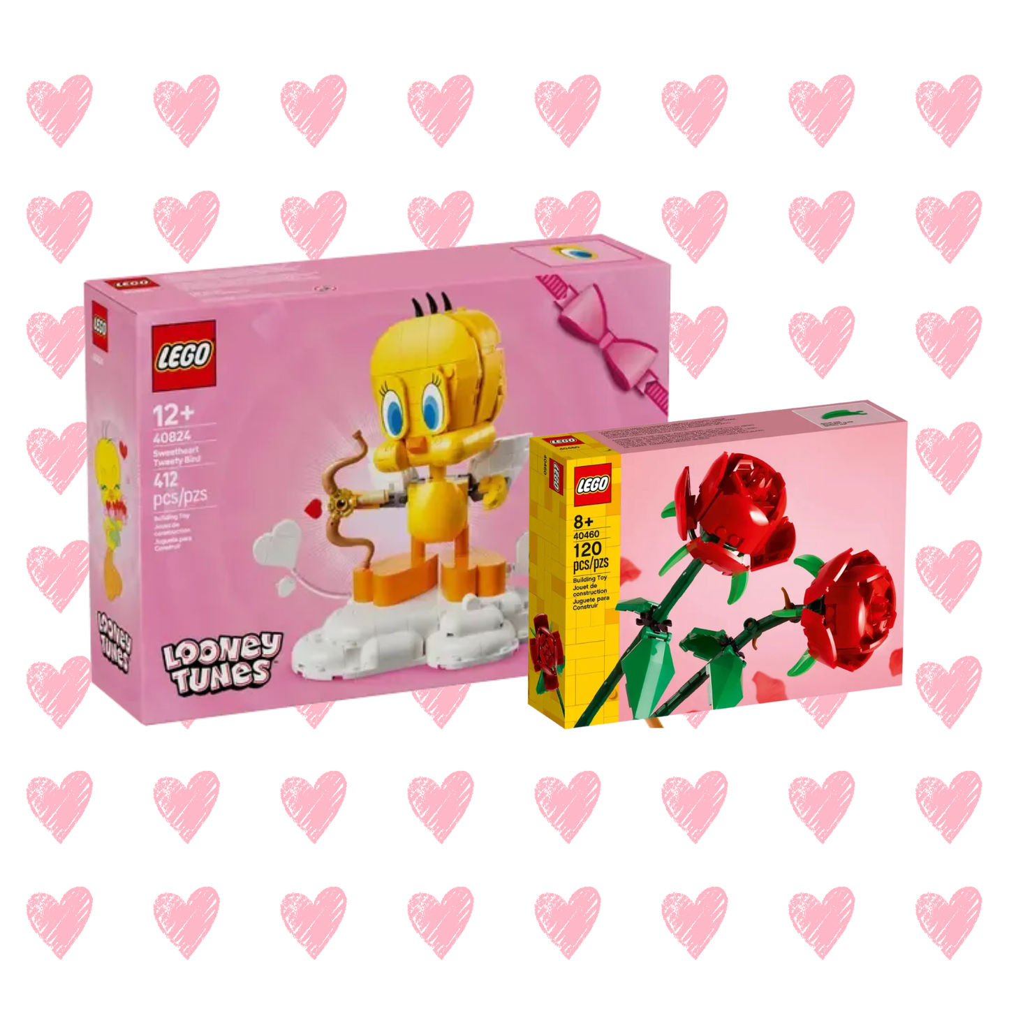 Dia dos Namorados: Pack de Rosas e Tweety Bird