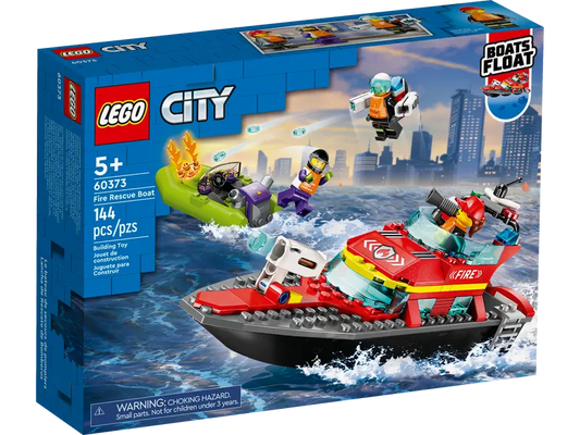 Lego® City - Barco de Resgate dos Bombeiros 60373