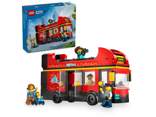 Lego® City - Autocarro Turístico Vermelho de 2 Pisos 60407
