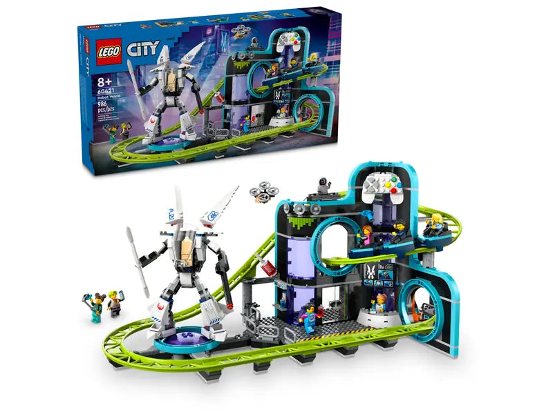 Lego® City - Parque de Diversões com Montanhas-russas do Mundo dos Robôs 60421