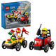 Lego® City - Pack de Carros de Corrida Pizza vs. Carro dos Bombeiros 60458