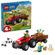 Lego® City - Trator Agrícola Vermelho com Reboque e Ovelhas 60461