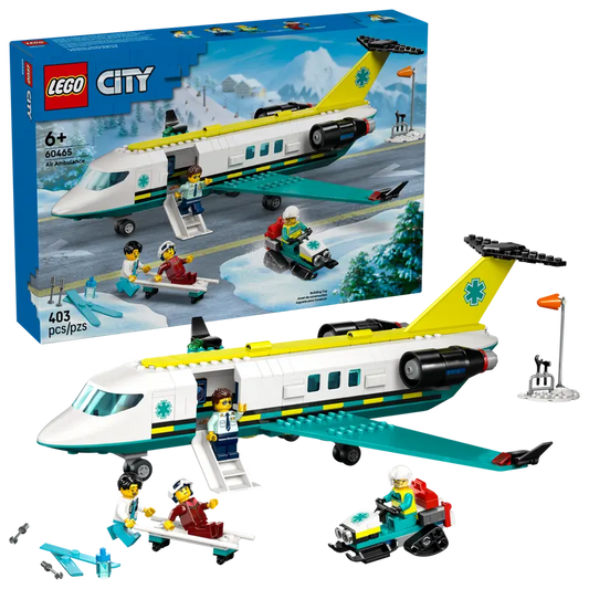 Lego® City - Avião de Ambulância Aérea de Emergência 60465