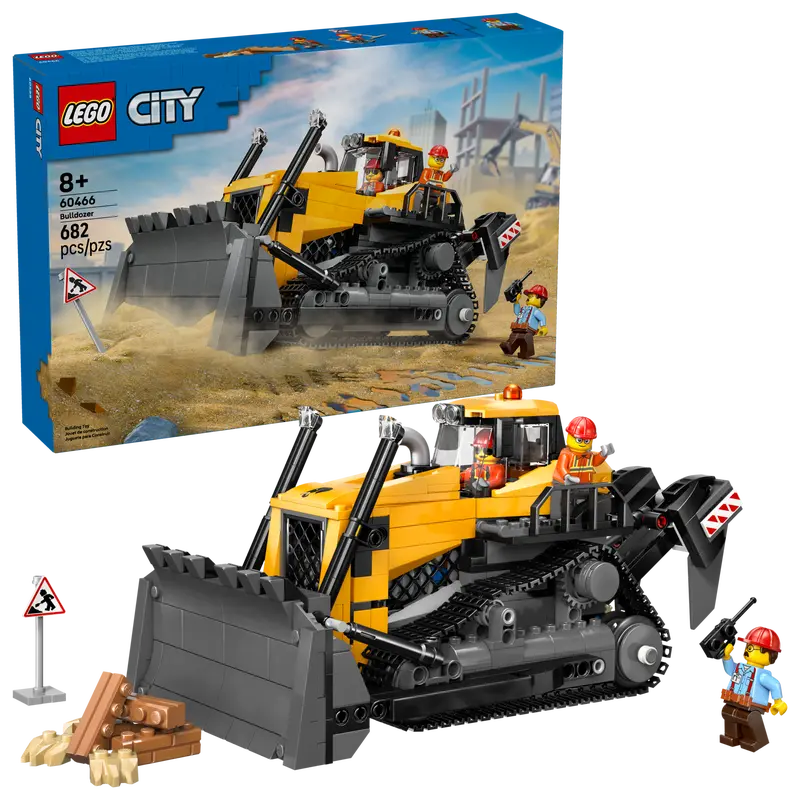 Lego® City - Buldózer Amarelo 60466