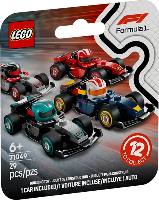 Lego® Formula 1 CMF - Carros de Corrida F1® Colecionáveis 71049