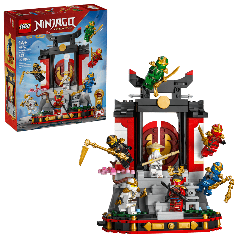 Lego® Ninjago - Exposição de Personagens Ninja – 15.º Aniversário 71866
